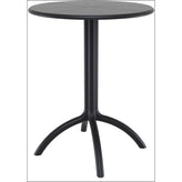 octopus round bistro table black isp160 bla