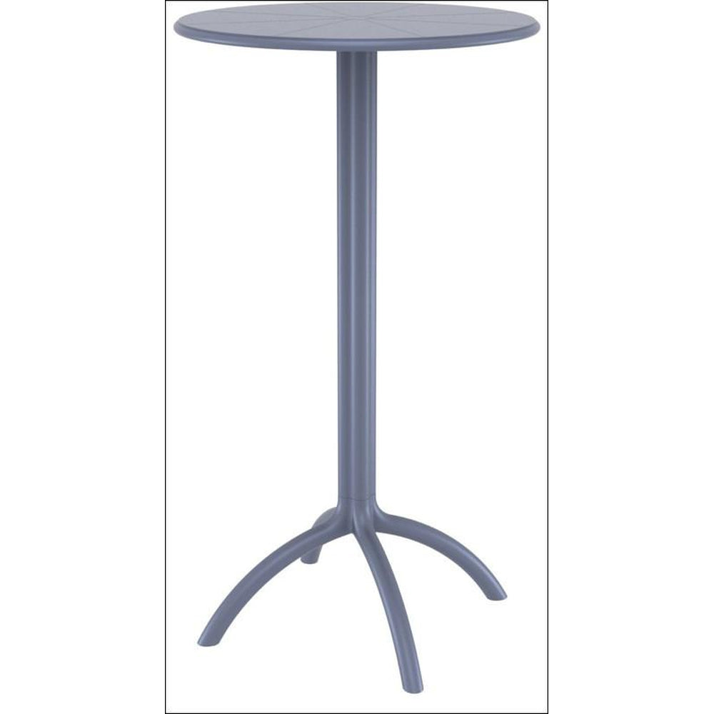 octopus round bar table dove gray isp161 dvr