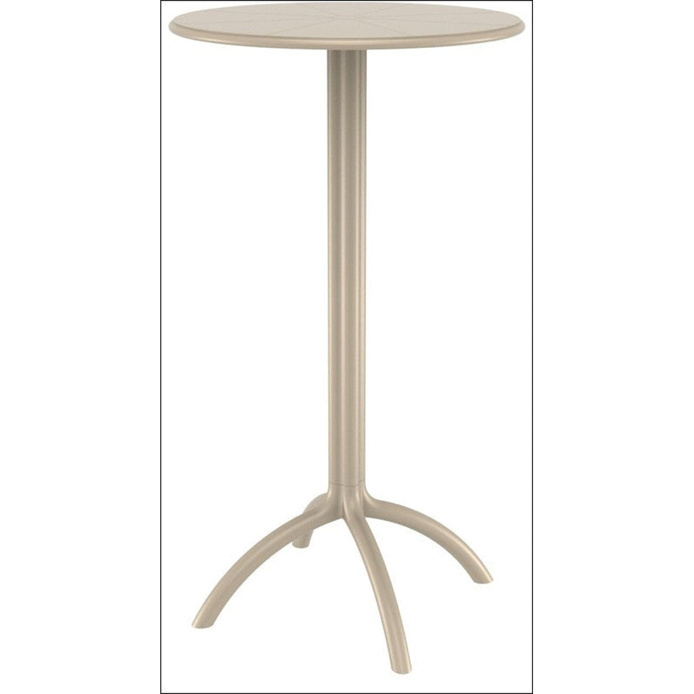 octopus round bar table dove gray isp161 dvr