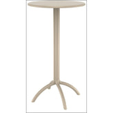 octopus round bar table dove gray isp161 dvr