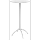 octopus round bar table dove gray isp161 dvr