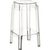 fox polycarbonate counter stool glossy white isp036 gwhi