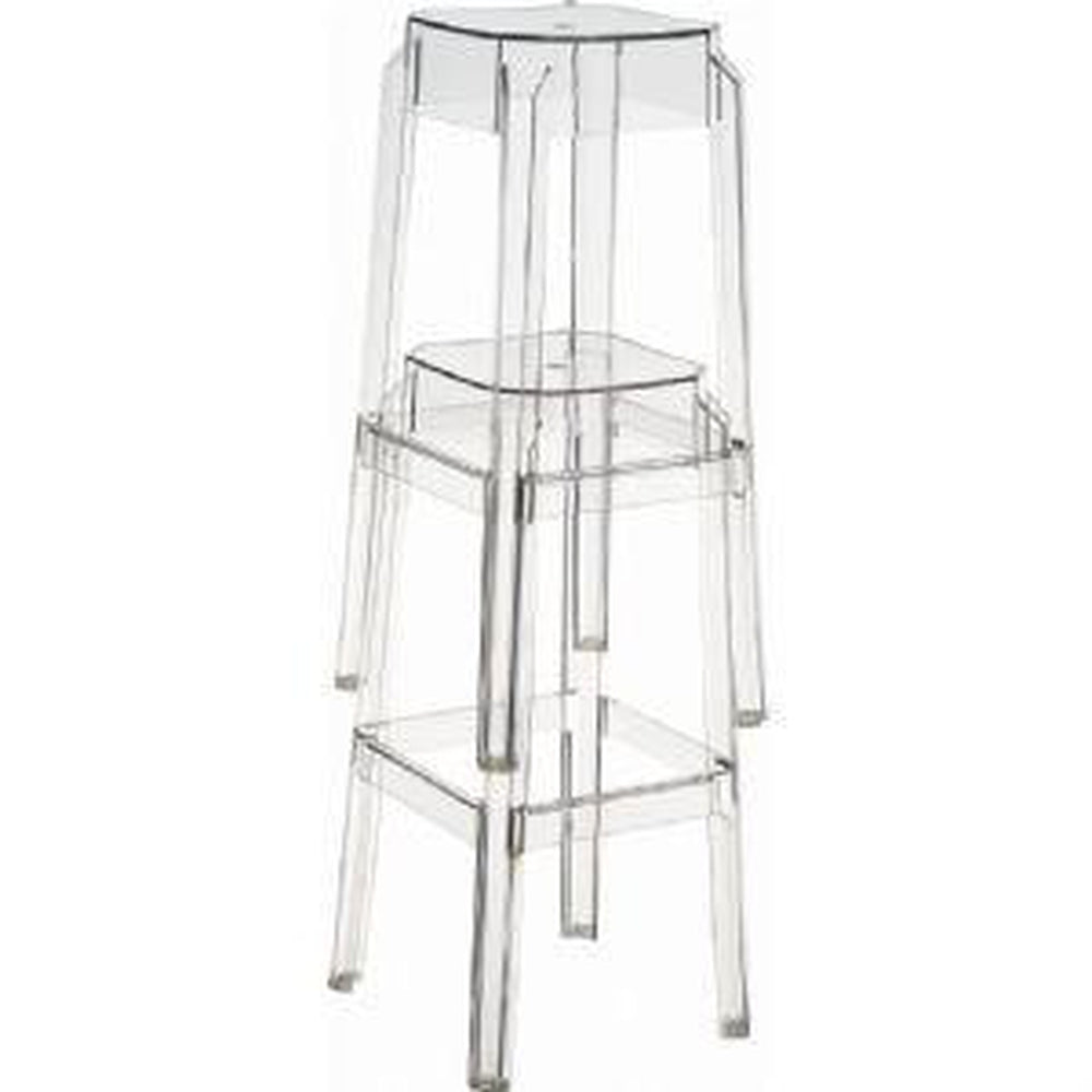 fox polycarbonate counter stool glossy white isp036 gwhi