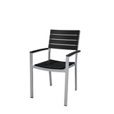 vienna dining arm chair black