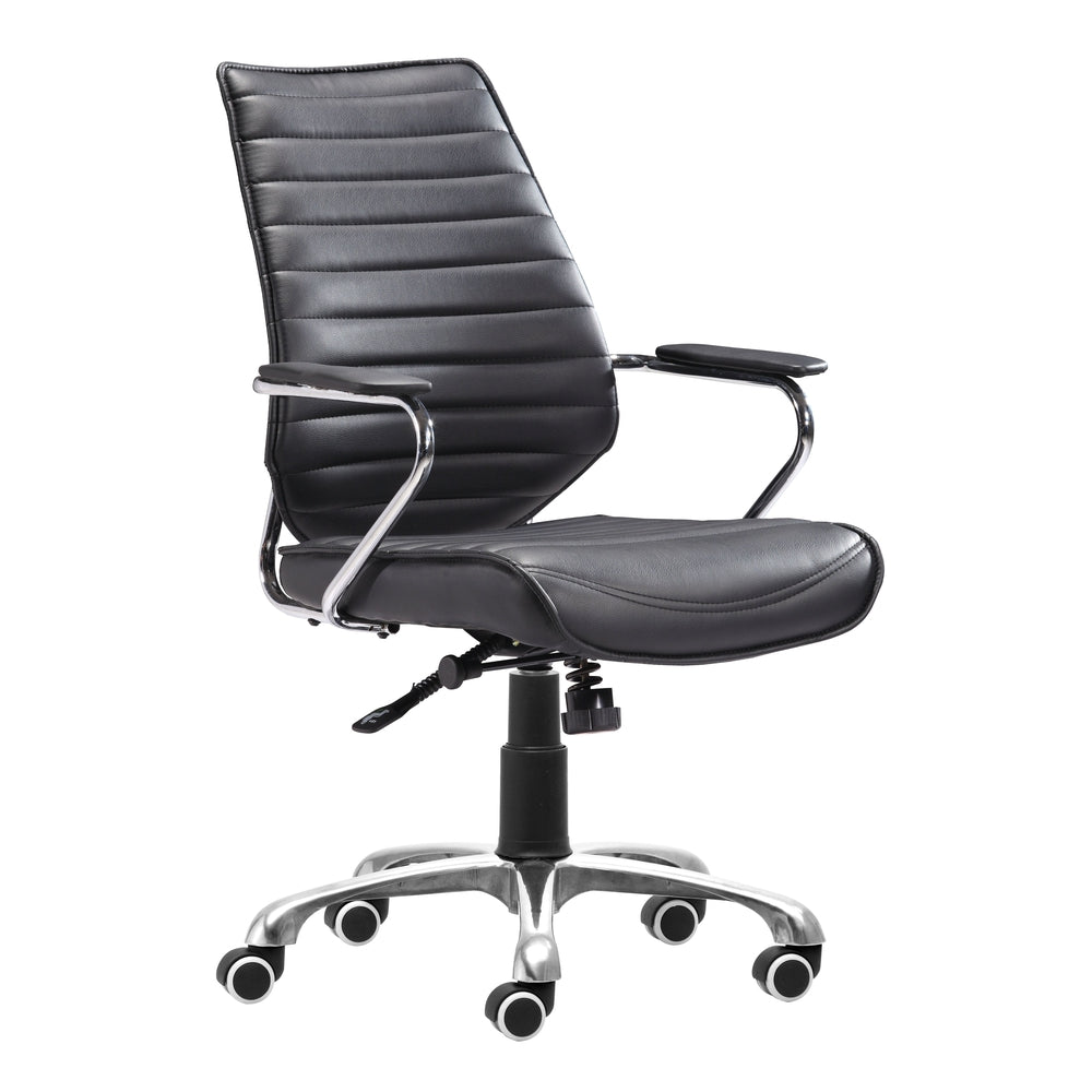 enterprise low back office chair black