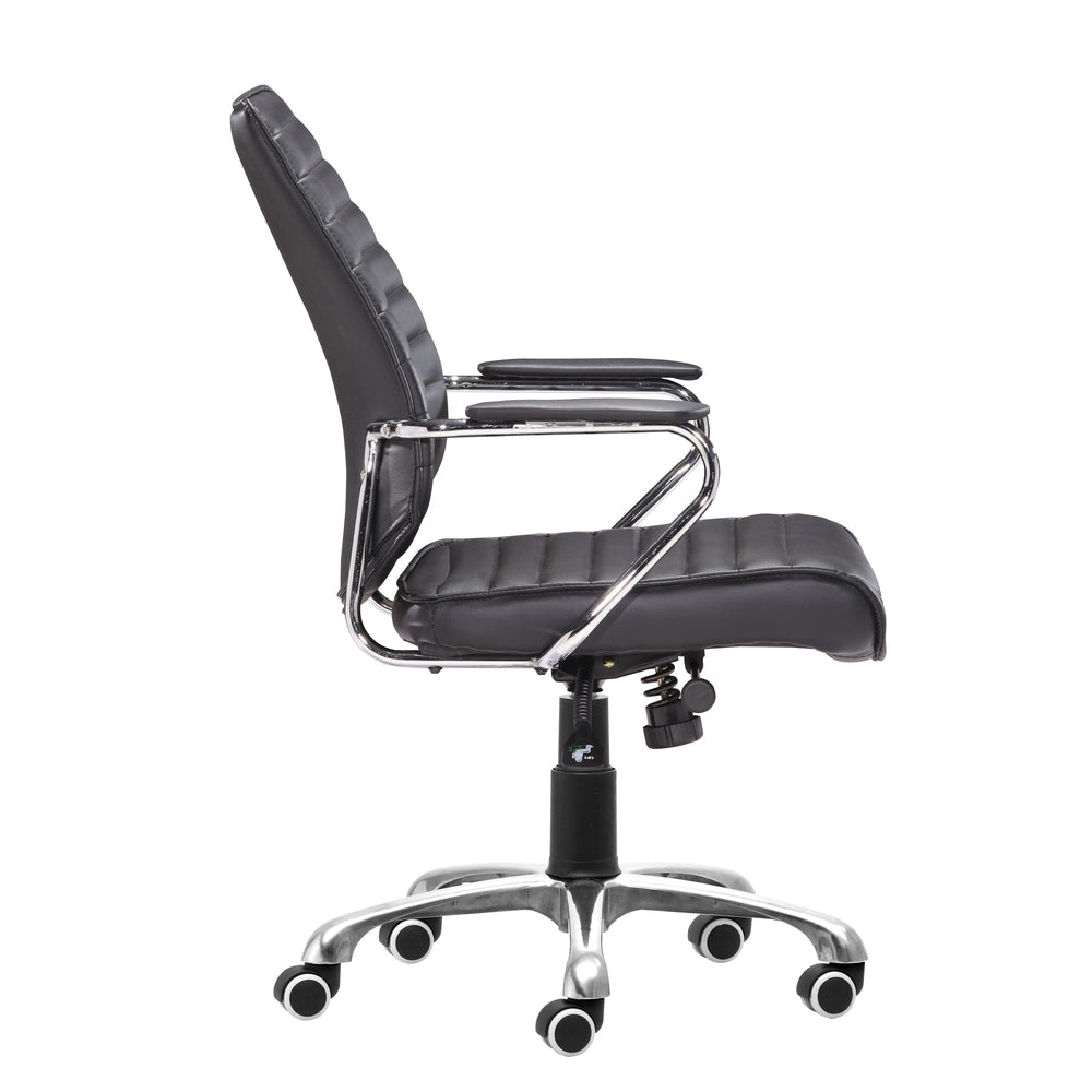 enterprise low back office chair black