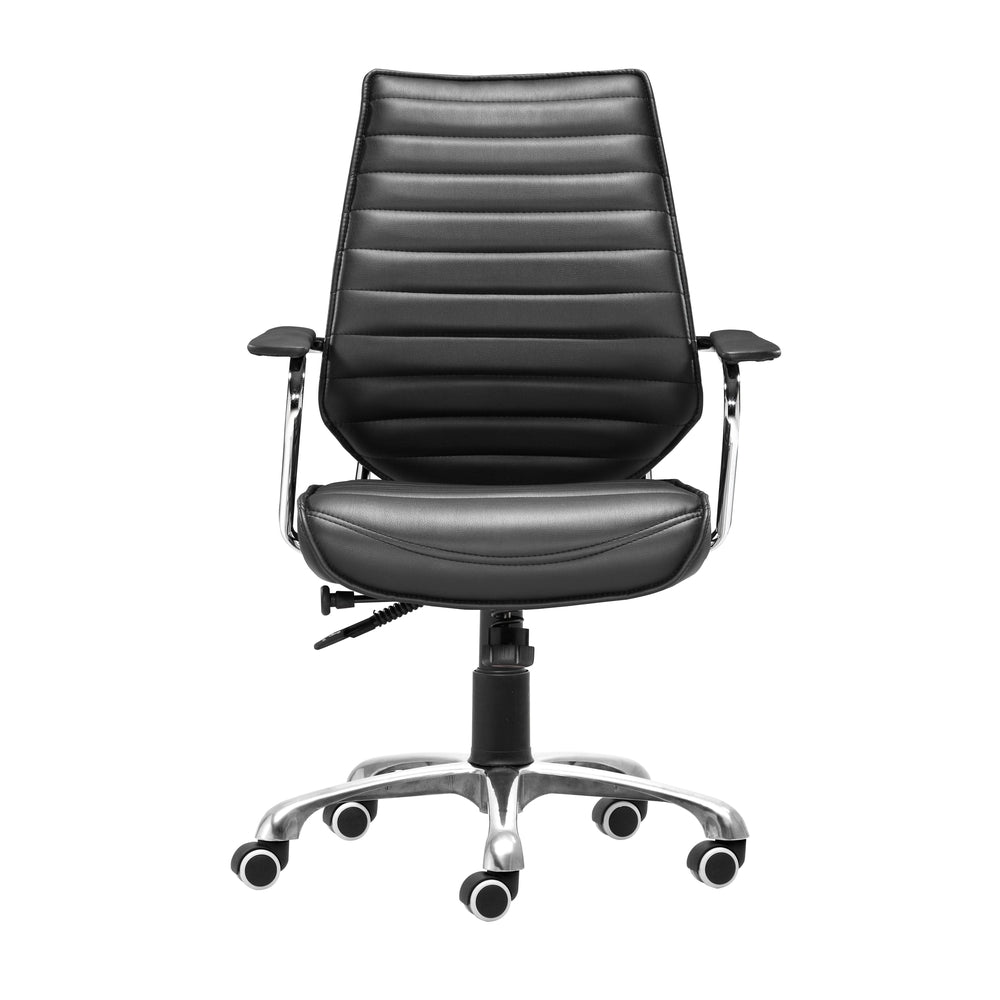 enterprise low back office chair black