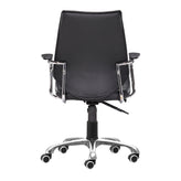 enterprise low back office chair black