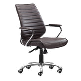 enterprise low back office chair black