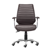 enterprise low back office chair black