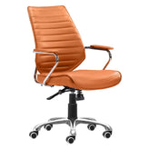 enterprise low back office chair black