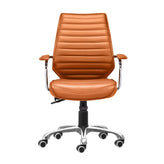 enterprise low back office chair black