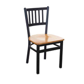 troy slat back side chair