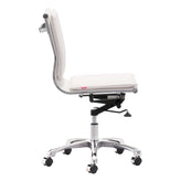 lider plus armless office chair black