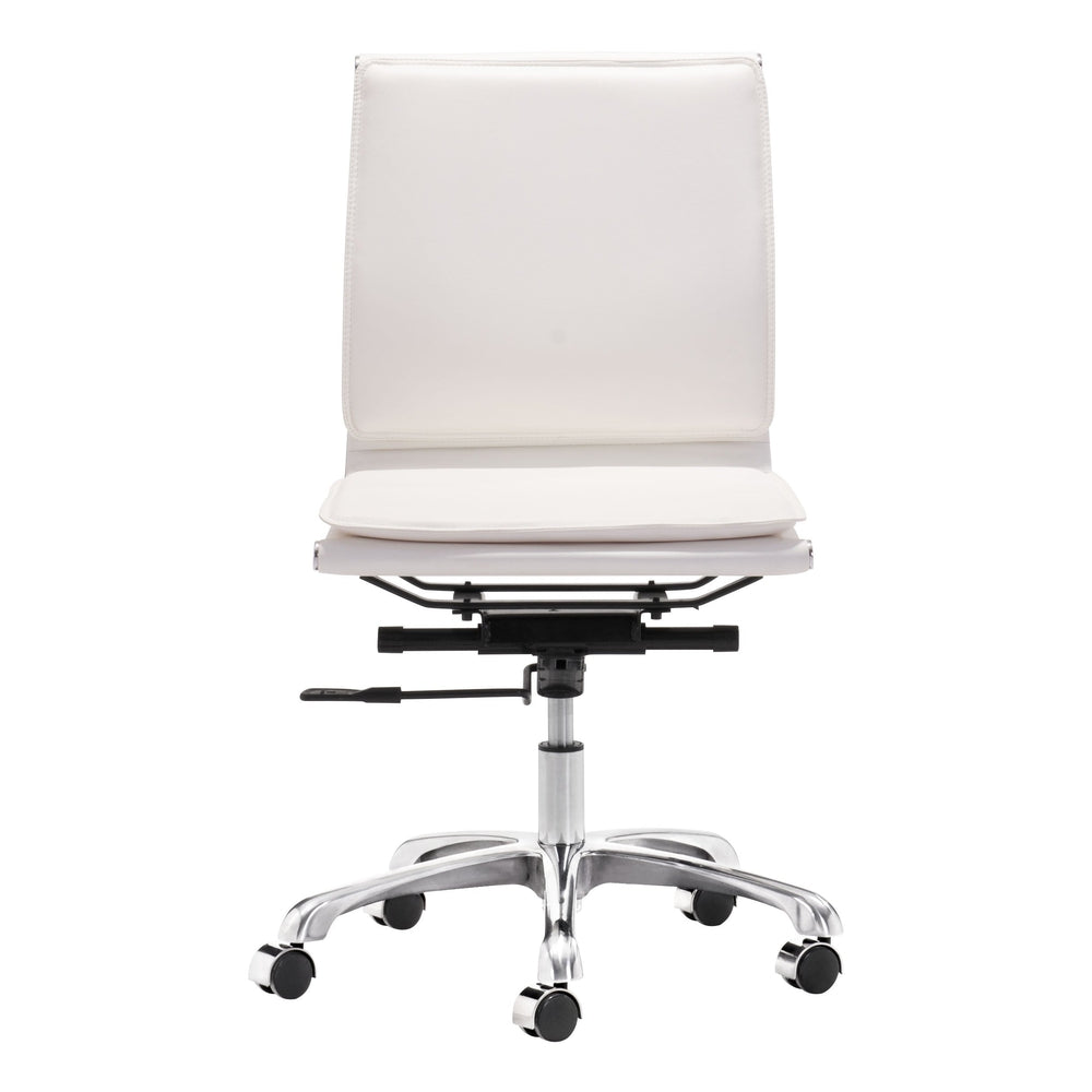 lider plus armless office chair black