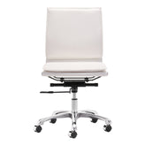 lider plus armless office chair black