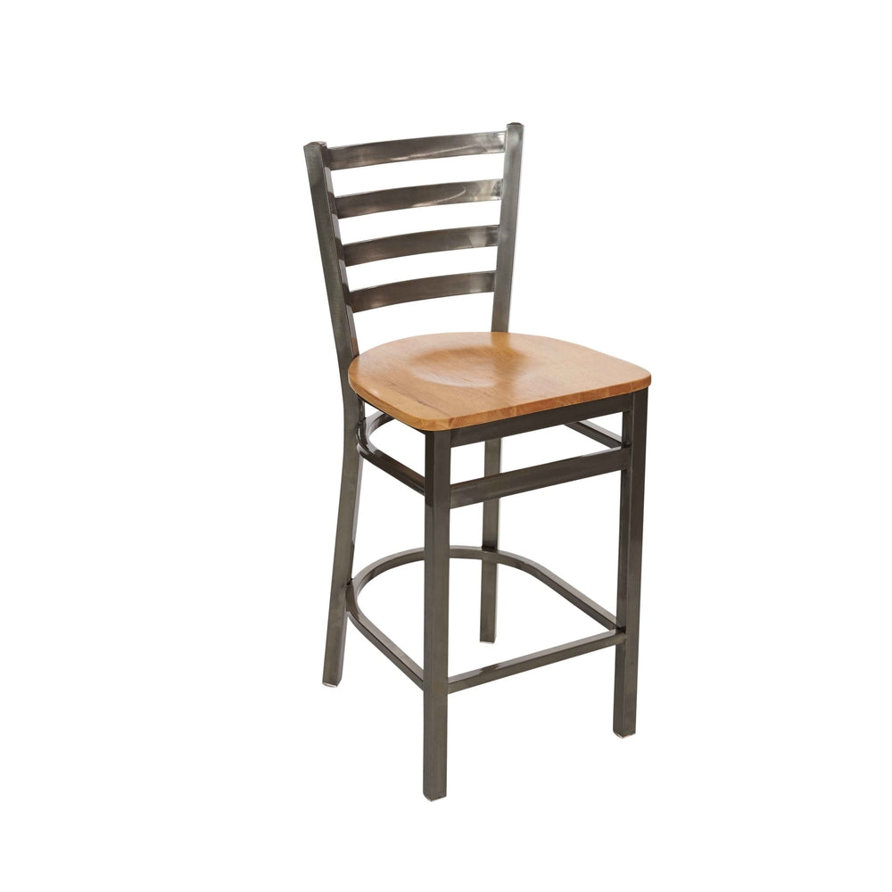 Lima Ladder Back Clear Counter Height Stool