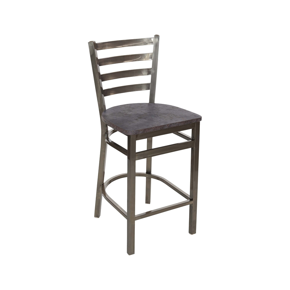 Lima Ladder Back Clear Counter Height Stool