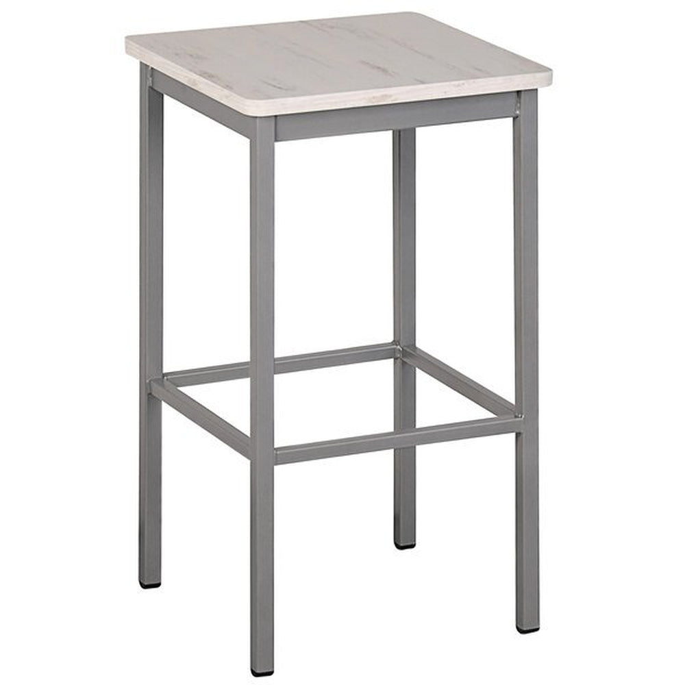 trent backless square counter height stool clear coat finish