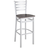 lima ladder back swivel bar stool