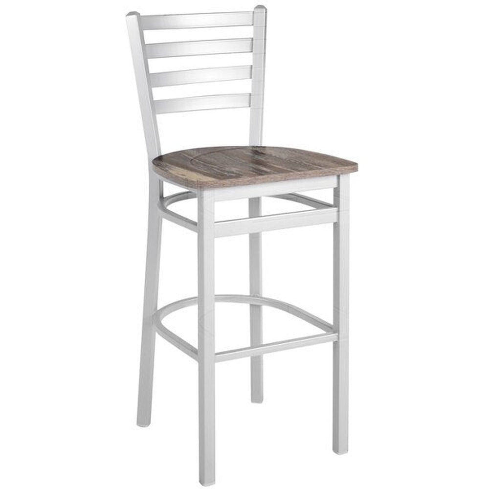 lima ladder back swivel bar stool