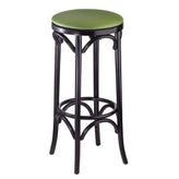 european bentwood backless bar stool