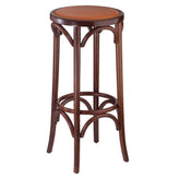 european bentwood backless bar stool