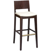 2438U Modern Wood Upholstered Counter Stool