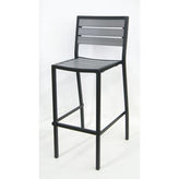 outdoor synthetic teak bar stool 2