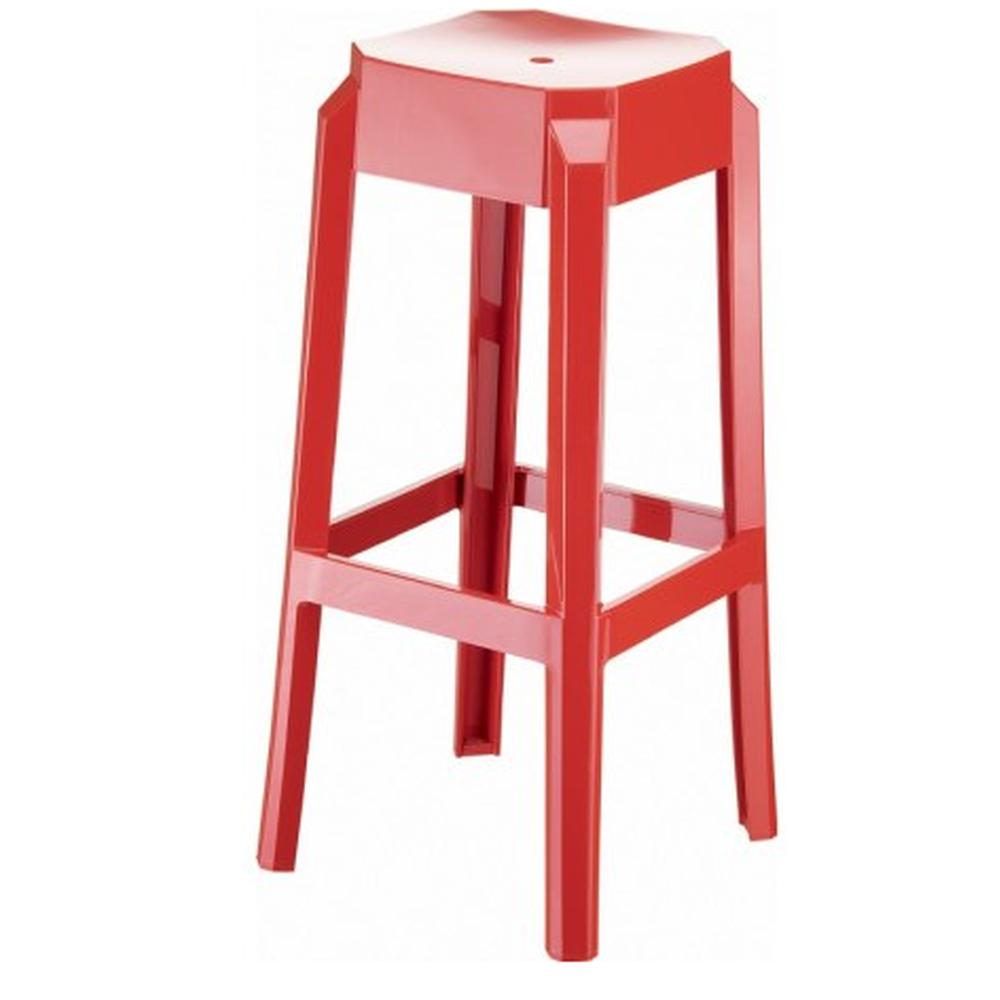 fox polycarbonate bar stool clear transparent isp037 tcl