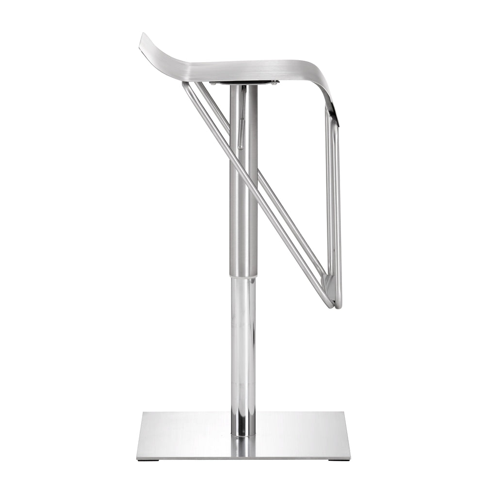 dazzer barstool brushed steel