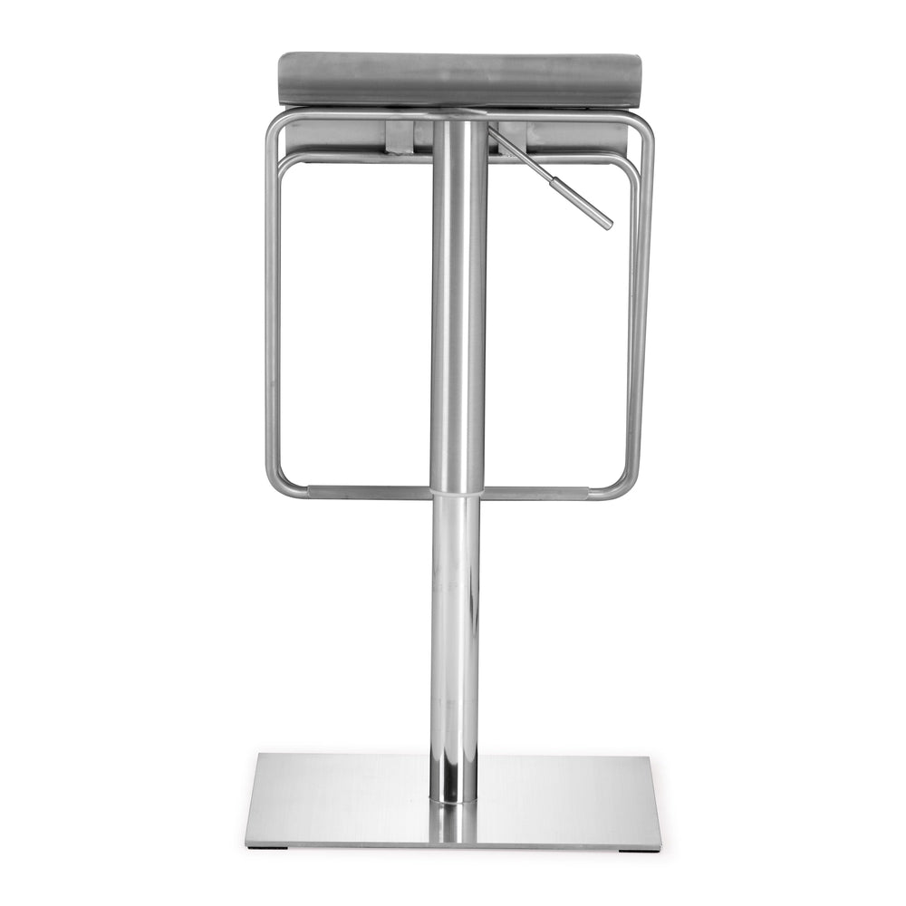 dazzer barstool brushed steel