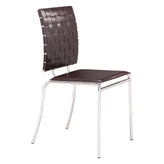 zuo criss cross dining chair