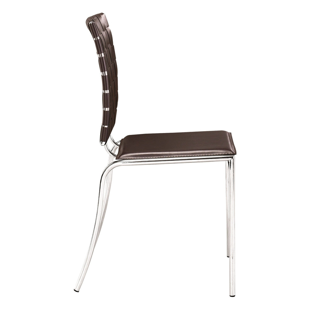 zuo criss cross dining chair