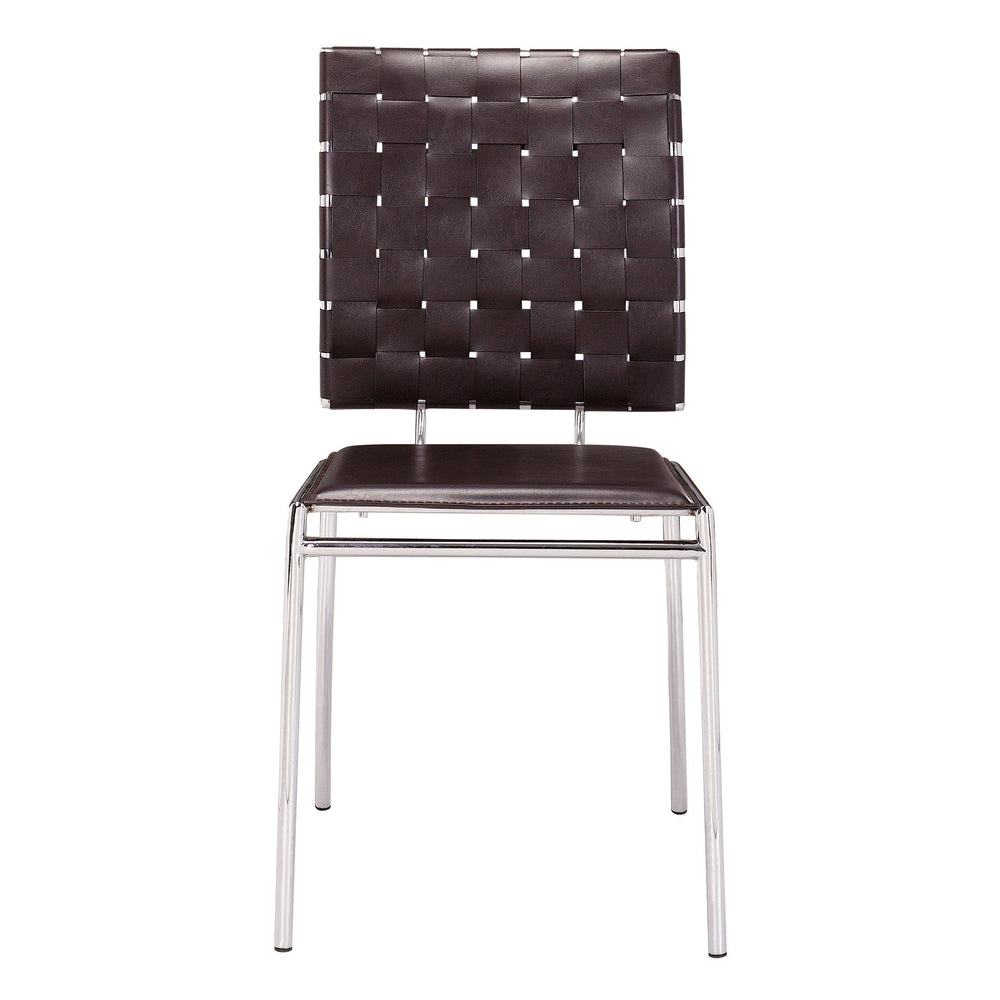 zuo criss cross dining chair