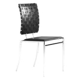 zuo criss cross dining chair