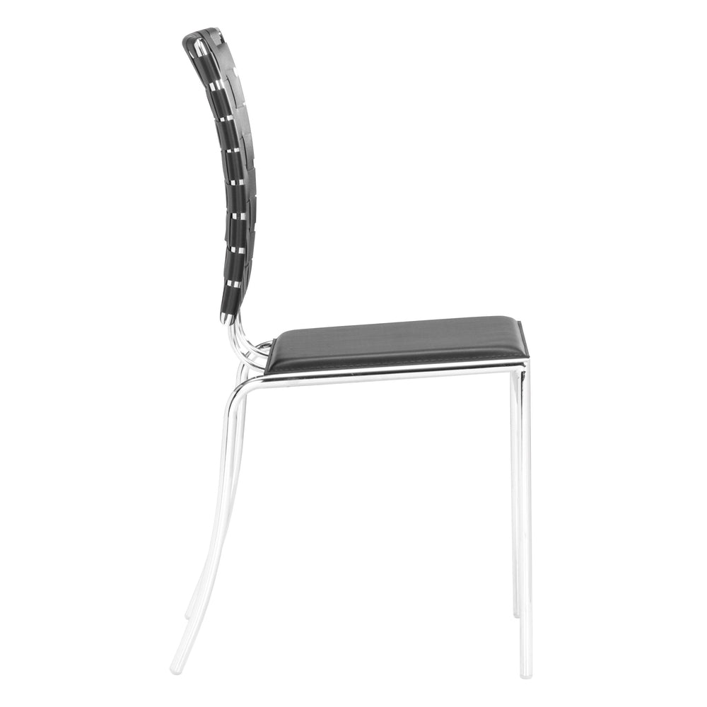 zuo criss cross dining chair