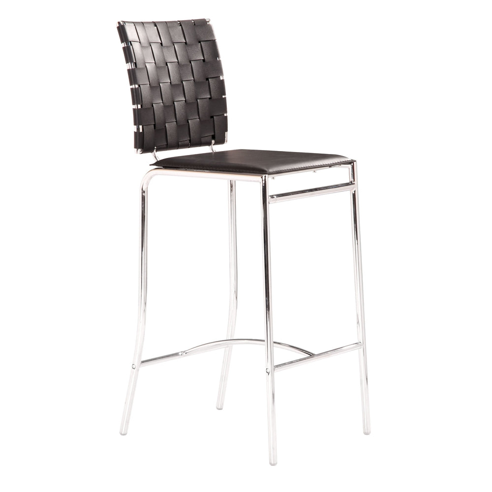 zuo criss cross counter height barstool