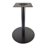 positano outdoor 22 round matte black table base