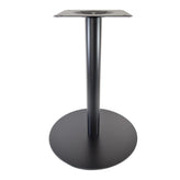 positano outdoor 17 round matte black table base