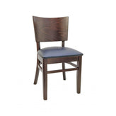 Elton Wood Upholstered Side Chair