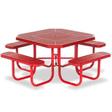 Signature Collection 46 inch Portable Octagon Picnic Table