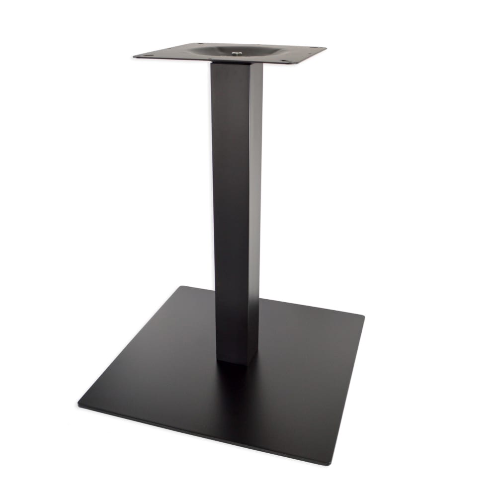 positano outdoor 29 square matte black table base