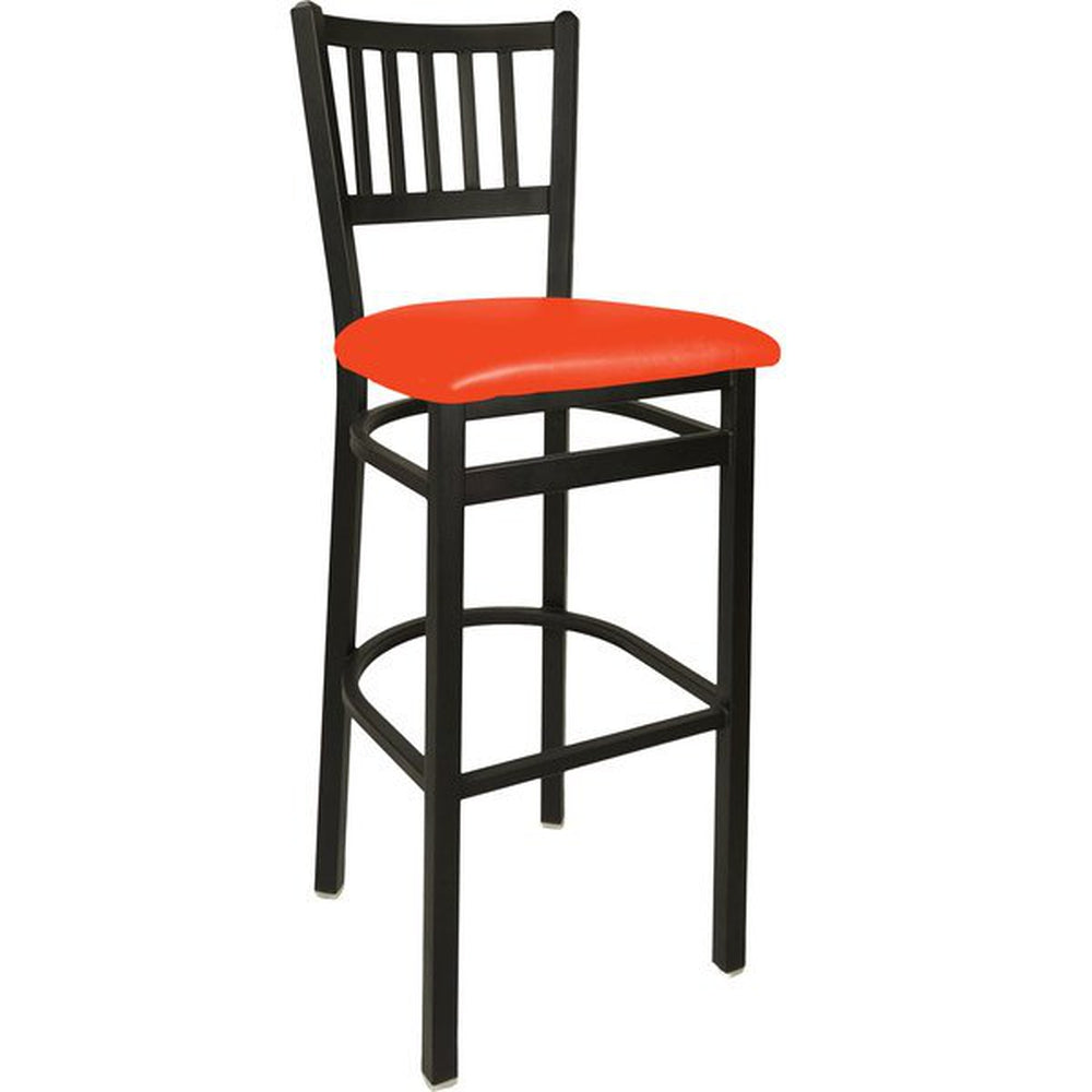 troy slat back bar stool