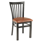 wyndham black metal dining chair 99