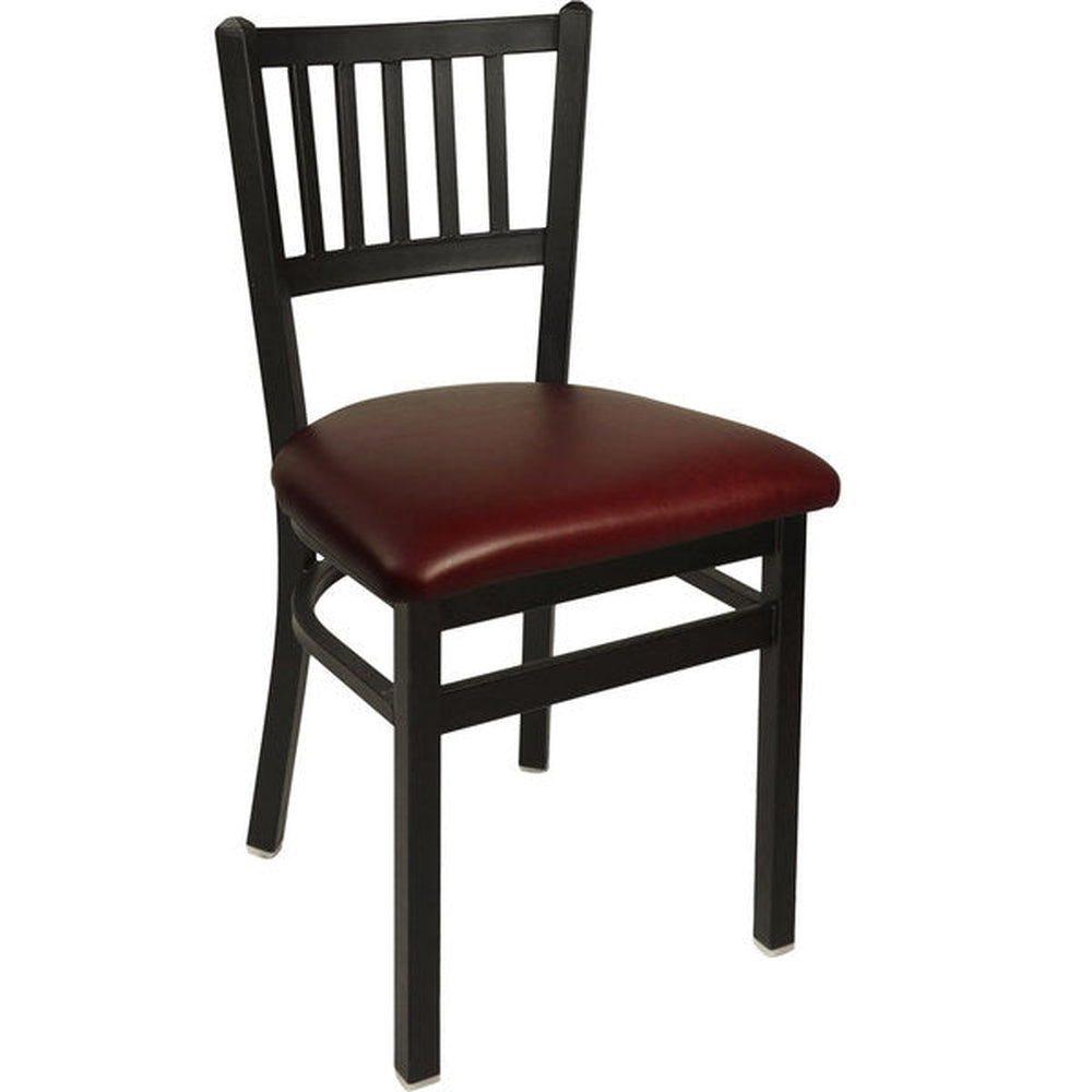 troy slat back side chair