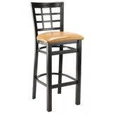 windsor black metal bar stool 99