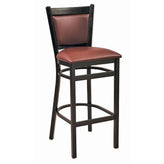 geo black metal bar stool 99