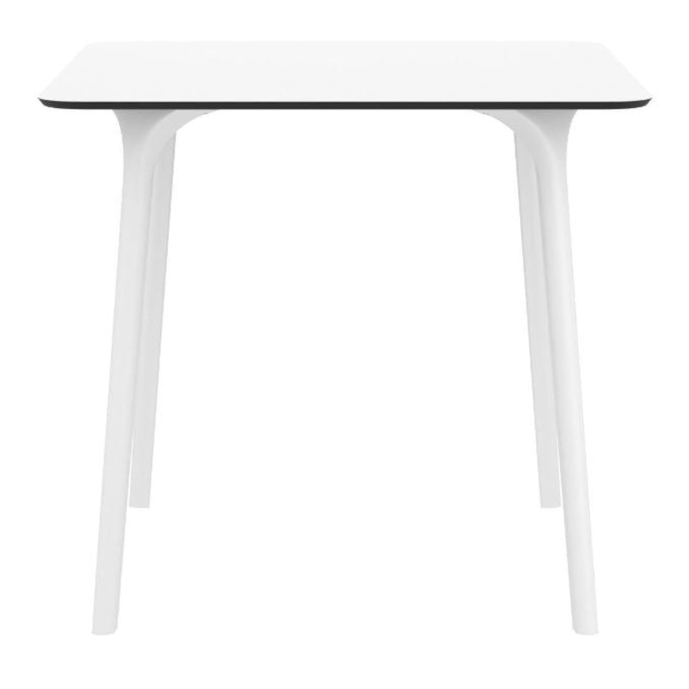 Maya Outdoor Square Table 31 inch White