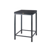 russ modern rattan stylish bar table black